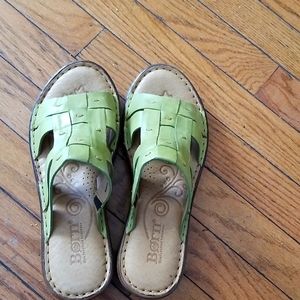 Born Handcrafted Footwear Slip-on Sandals Size 8(39) M/W